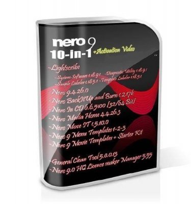 Nero 10 RUS (русская версия) + ключ