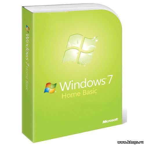 Windows 7 Home Basic OA CIS and GE original disk версия 6.1 (сборка 7600) (RUS)