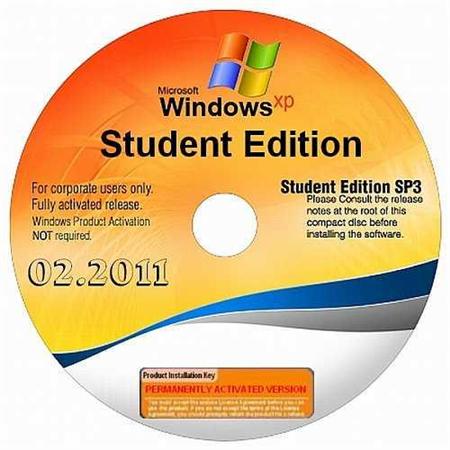 Windows XP SP3 Corporate Student Edition February 2011 (Eng + Rus)